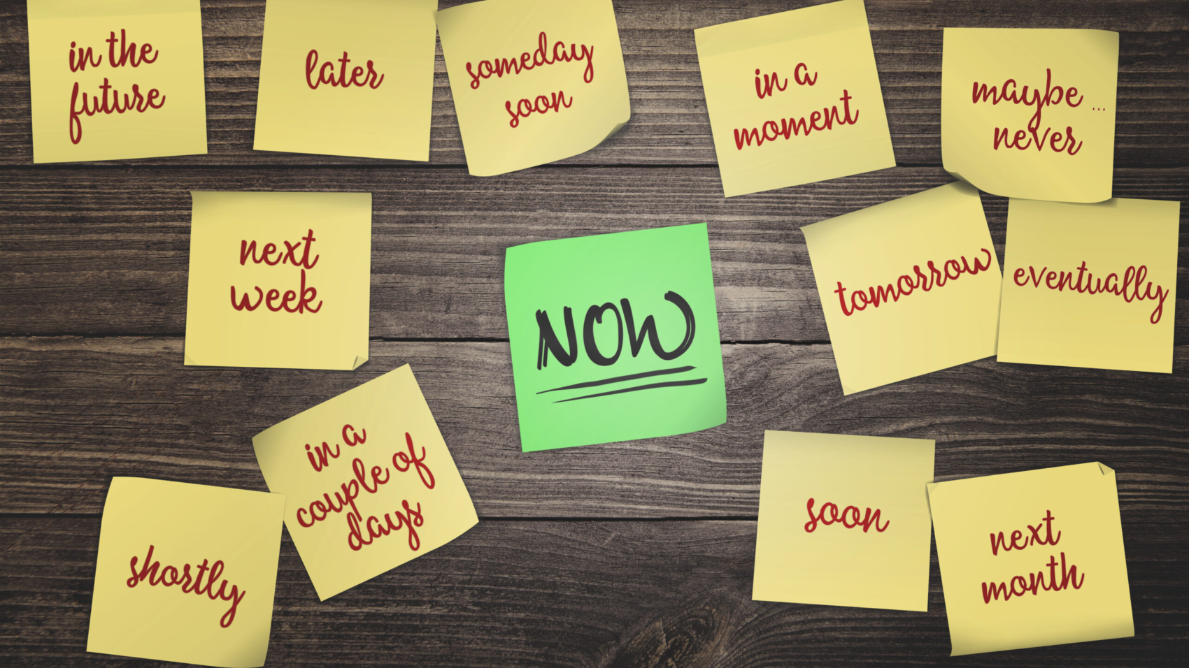 Beat procrastination by taking action now